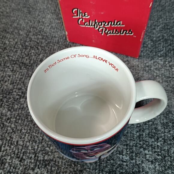 1987 Applause California Raisins Mug With Box Vintage - Picture 6 of 7